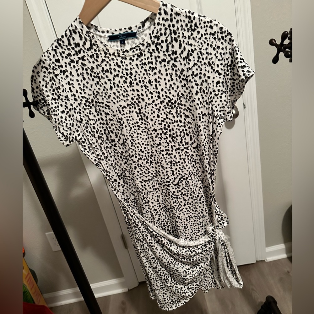 SHORE faux wrap dress size S